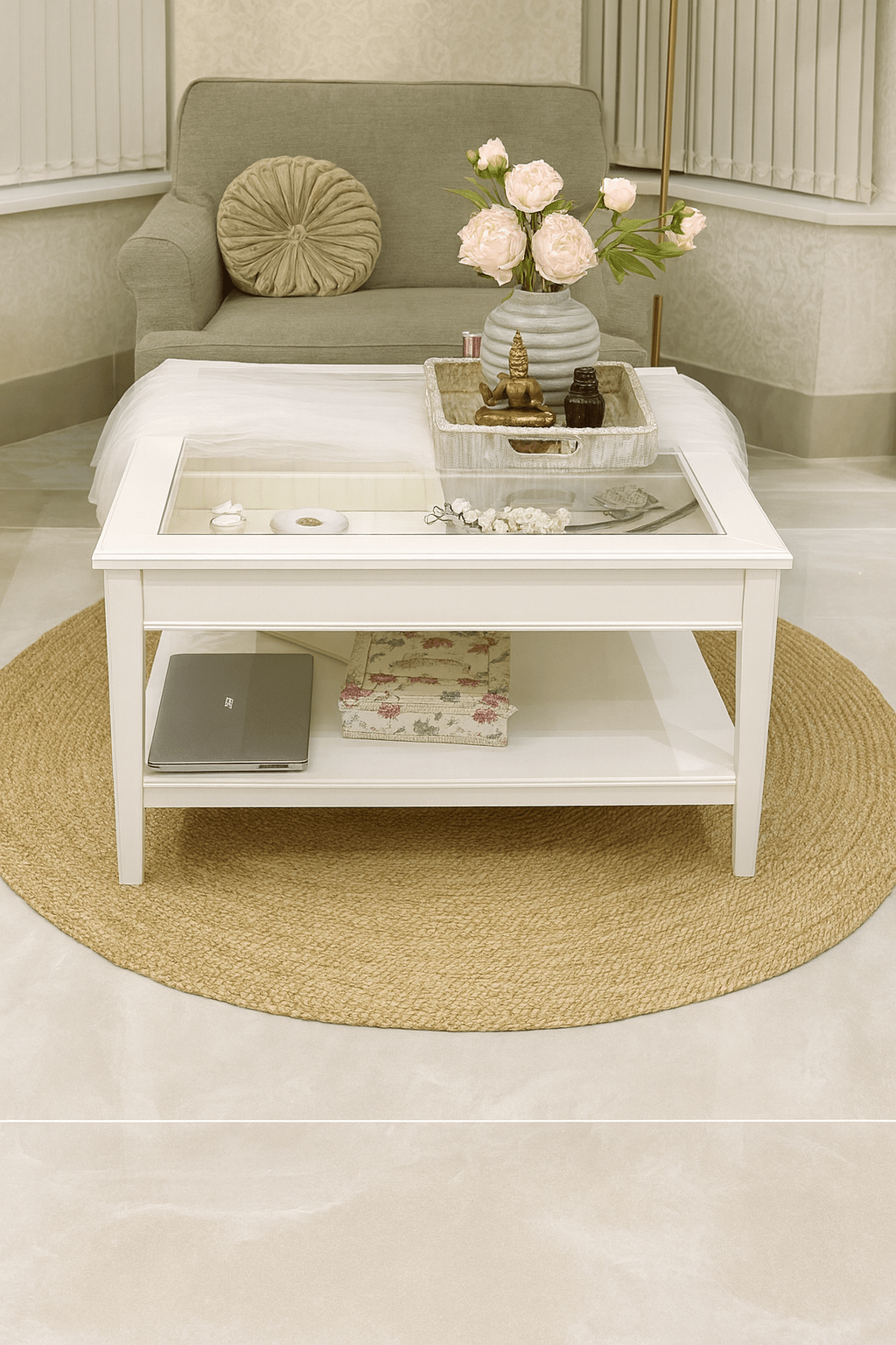 Golden Braided Jute Round Rugs - Just Jute