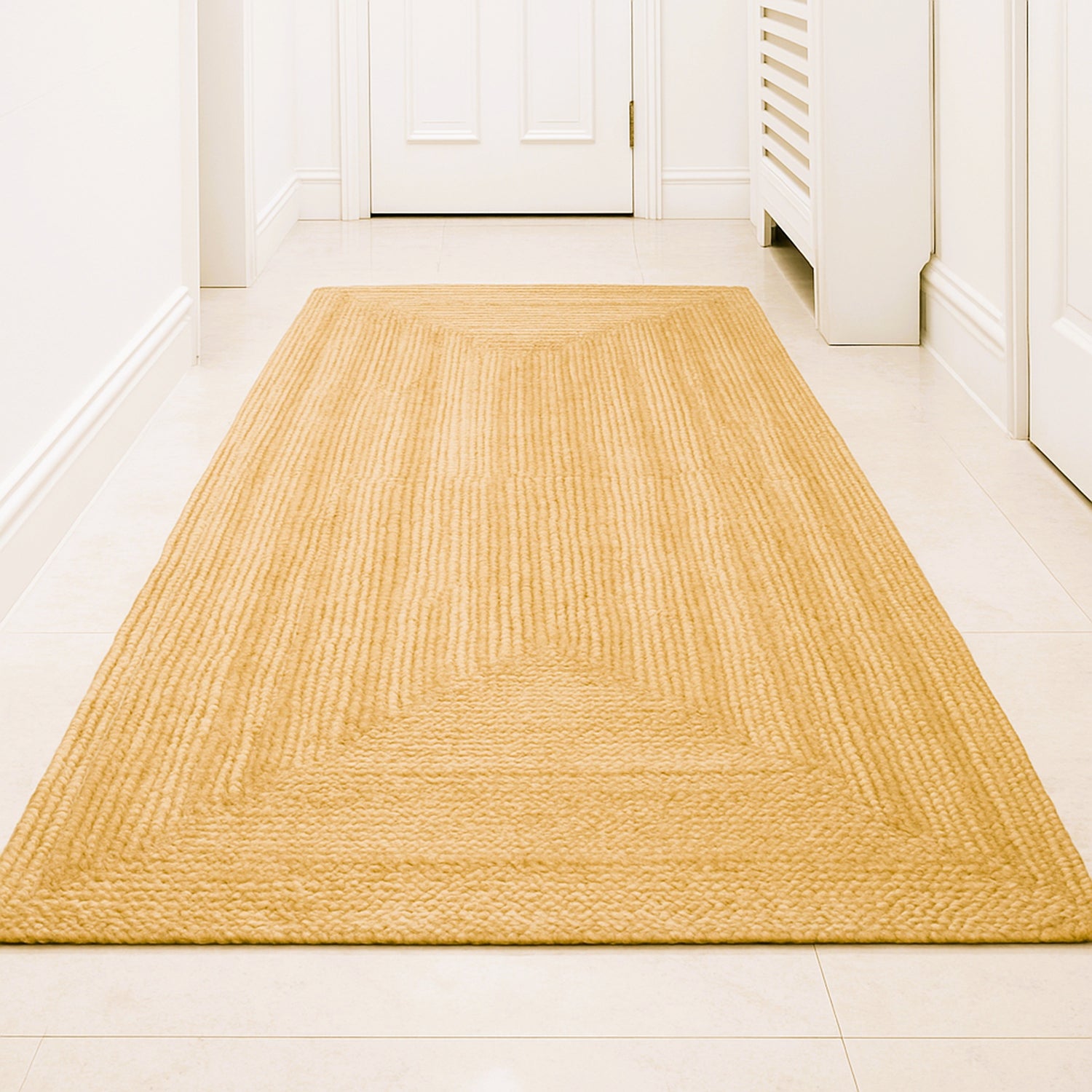 Golden Braided Jute Runners