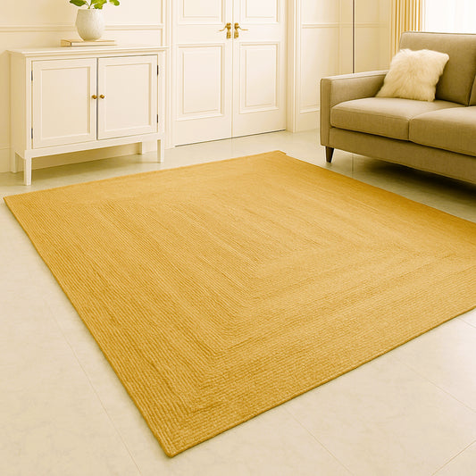 Natural Braided Jute Rug 200 x 300 cm