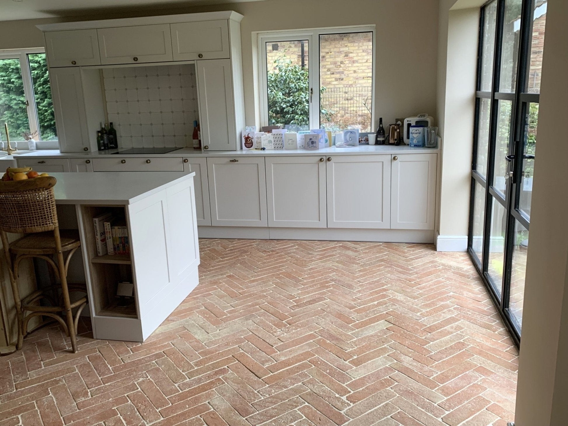 Saint Martin Pale Terracotta Parquet Floor Tiles 7.5 x 30 x 2 cm - Just Jute