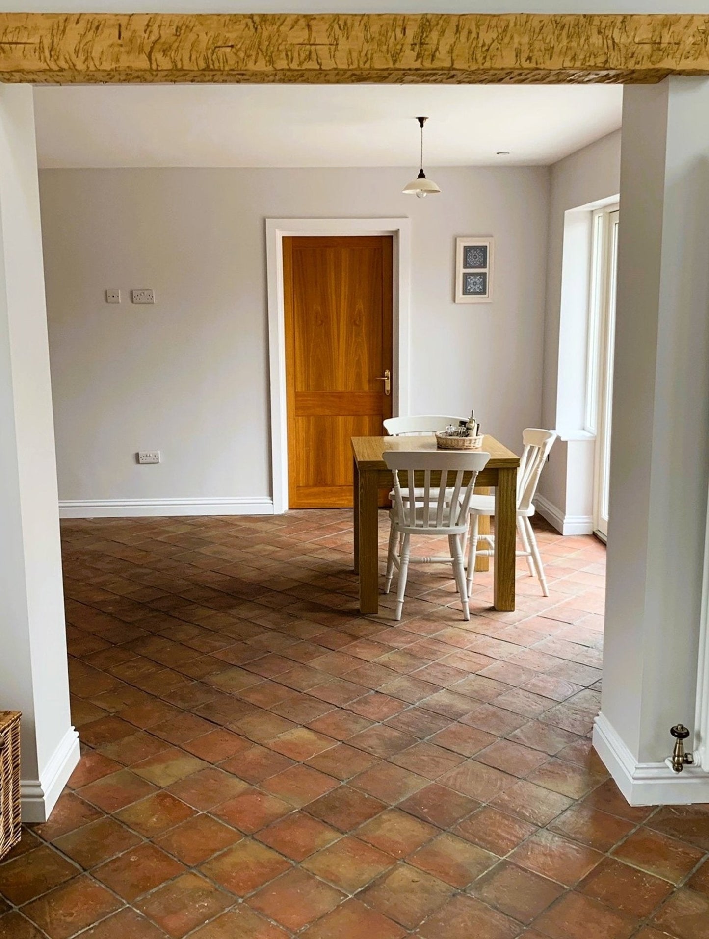 Rustic Red Terracotta Square Floor Tiles 20 x 20 x 2 cm - Just Jute