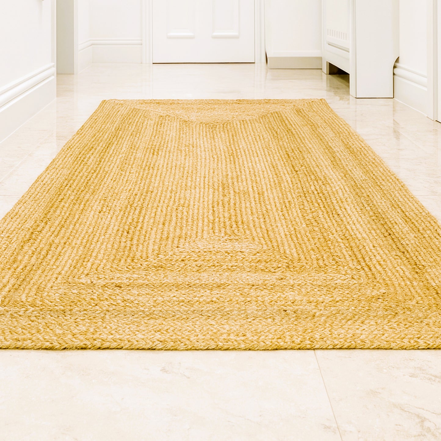 Natural Braided Jute Runner 80 x 300 cm
