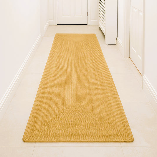 Natural Braided Jute Runner 80 x 300 cm
